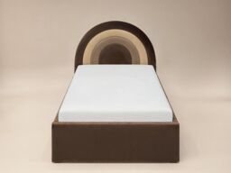 Flair Ava Single Velvet Ottoman Bed Brown - thumbnail 6