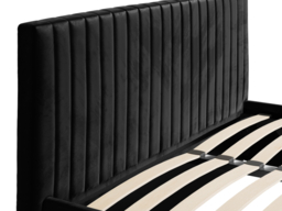 LPD Berlin Ottoman Bed Velvet Black SuperKing - thumbnail 5