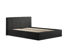 LPD Berlin Ottoman Bed Velvet Black SuperKing - thumbnail 7