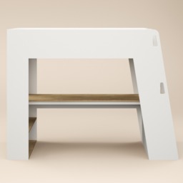 Flair Fern Staircase High Sleeper White & Oak - thumbnail 4