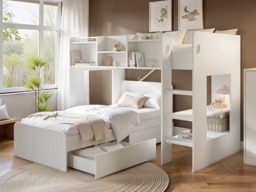 Flair Furnishings Wizard Junior L Shaped Bunk Bed - thumbnail 2