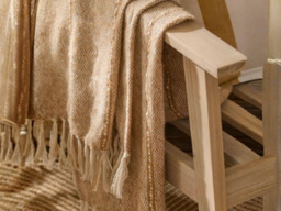 Yard Hedon Woven Indoor Outdoor Throw-Natural - thumbnail 2