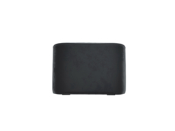 LPD Zuma Curved Accent Chair Black Velvet - thumbnail 6