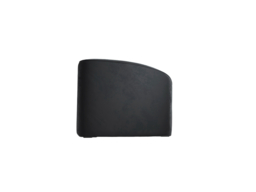 LPD Zuma Curved Accent Chair Black Velvet - thumbnail 7