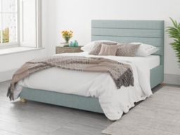 Aspire Kelly Ottoman Bed Malham Weave Sky Blue - Small Double - thumbnail 2