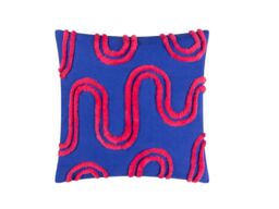 Heya Home Archie 45 x 45cm Tufted Polyester Filled Cushion-Cobalt - thumbnail 2