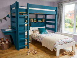 Mathy by Bols Dominique 186 Highsleeper with Stephane Single Bed -Natural - thumbnail 6