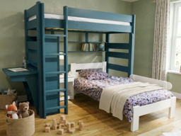 Mathy by Bols Dominique 186 Highsleeper with Stephane Single Bed -Natural - thumbnail 2