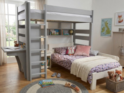 Mathy by Bols Dominique 186 Highsleeper with Stephane Single Bed -Natural - thumbnail 4