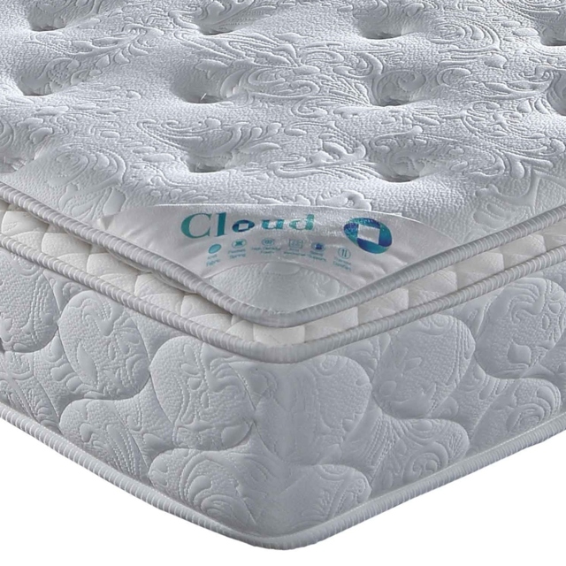 Maxitex Cloud Pocket Sprung Pillow Top Memory Mattress Single - image 1
