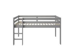 Noomi Nora Solid Wood Mid Sleeper Frame Grey (FSC-Certified) - thumbnail 6