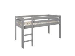 Noomi Nora Solid Wood Mid Sleeper Frame Grey (FSC-Certified) - thumbnail 5