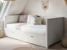 Noomi Iris Daybed with Trundle White (FSC-Certified) - thumbnail 2