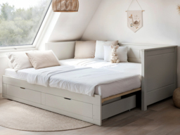 Noomi Iris Daybed with Trundle White (FSC-Certified) - thumbnail 3