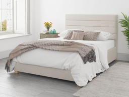 Aspire Kelly Ottoman Bed Eire Linen Off-White - Double - thumbnail 2
