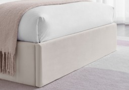 Limelight Polaris Recycle Fabric Ottoman Bed Frame-Double-Natural - thumbnail 5