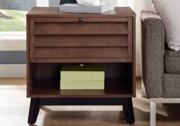 Dorel Vaughn Accent Table-Grey Oak - thumbnail 4