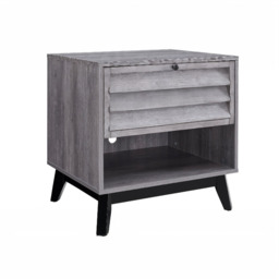 Dorel Vaughn Accent Table-Grey Oak - thumbnail 1