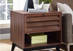 Dorel Vaughn Accent Table-Grey Oak - thumbnail 2