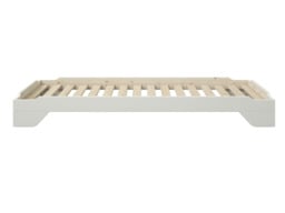 Kids Avenue Wooden Stackable Single Bed Frame White - thumbnail 7