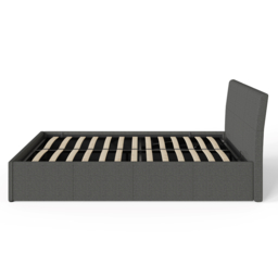 GFW Ascot Grey Fabric Ottoman Bed Frame-Kingsize - thumbnail 6