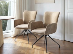 SOLACE+CO Elin Dining Table with Kora Chairs Set of 4 - thumbnail 2