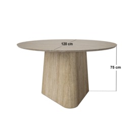 SOLACE+CO Elin Dining Table with Kora Chairs Set of 4 - thumbnail 6