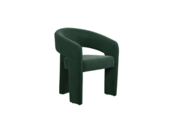 LPD Rina Black Dining Table With Alba Forest Green Dining 4 Chairs - thumbnail 7