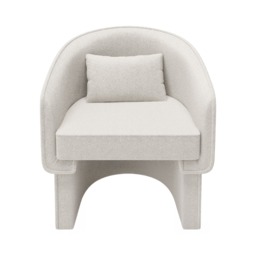 SOLACE+CO Lowen Cream Boucle Accent Chair - thumbnail 5