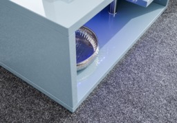 GFW Polar High Gloss LED Coffee Table -Grey - thumbnail 4