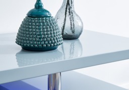GFW Polar High Gloss LED Coffee Table -Grey - thumbnail 7