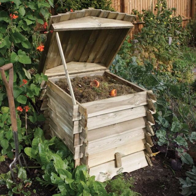 Rowlinson Beehive Composter in Natural Timber - image 1