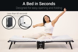 Jay-Be® HE70 Hideaway Folding Bed with e-Fibre Mattress, Single - thumbnail 7