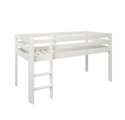 Noomi Nora Solid Wood Mid Sleeper White (FSC-Certified) - thumbnail 5