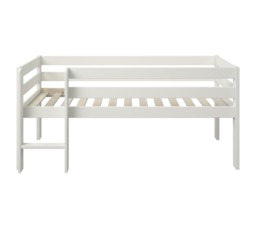 Noomi Solid Wood Shorty Mid Sleeper White (FSC-Certified) - thumbnail 2