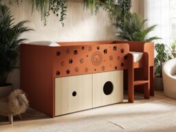 Flair Zaiden Mid Sleeper with Toy Box Orange - thumbnail 2