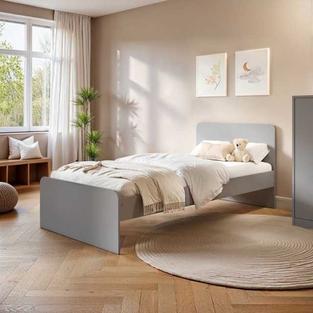 Flair Wizard Single Bed Grey - image 1