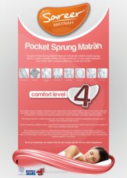 Sareer Pocket Sprung Mattress -Double - thumbnail 4