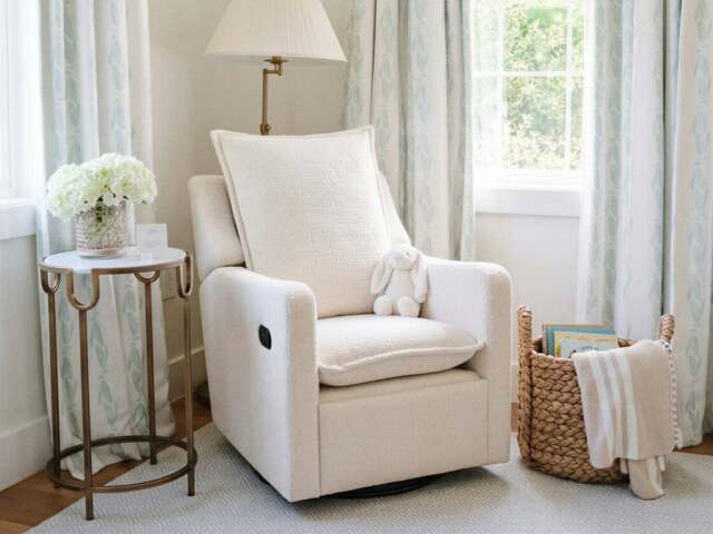 Bebe & Beyond Nestler Nursing Chair Off White - image 1
