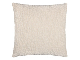 Yard Pebble Textured Chenille Feather Filled Cushion-Natural - thumbnail 2