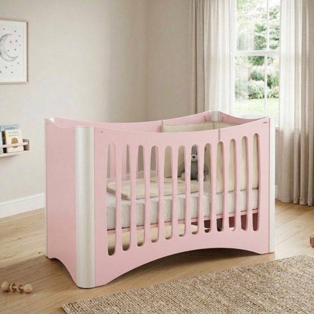Mathy By Bols Fusion Cot -Powder Pink - image 1
