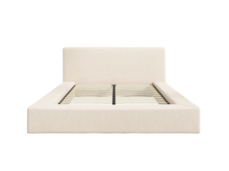 LPD Soho Upholstered Bed White Clay-Kingsize - thumbnail 3