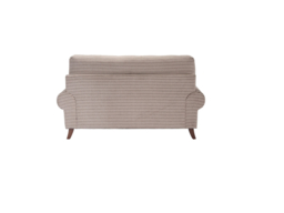 LPD Kent 2 Seater Sofa Charcoal Stripe Fabric - thumbnail 4