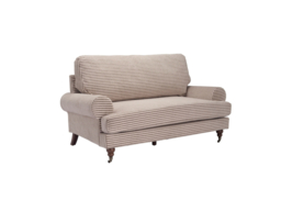 LPD Kent 2 Seater Sofa Charcoal Stripe Fabric - thumbnail 2