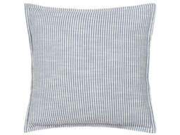 Yard Truro Striped Cotton Feather Filled Cushion-Skyline - thumbnail 2