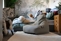 Extreme Lounging Mini B Bag Soft Grey Teddy - thumbnail 3