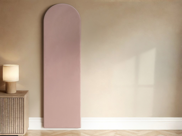 SOLACE+CO Cirrus Individual Headboard Wall Panel Pink Velvet - image 1