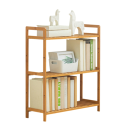 Living & Home Tiered Bamboo Wooden Shelf-3-Tier - thumbnail 4