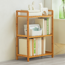 Living & Home Tiered Bamboo Wooden Shelf-3-Tier - thumbnail 3