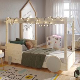 Mathy By Bols Discovery 1 Canopy Bed-Natural